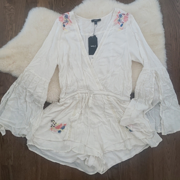 Very J Pants - Bohemian Romper NWT
